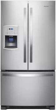 Whirlpool 36-inch Wide Counter Depth French Door Refrigerator - 20 cu. ft. (WRF550CDHZ)