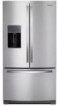 Whirlpool WRF767SDHZ 36 Inch French Door Refrigerator with Dual Icemakers