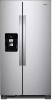 low priced refrigerator on sale in st louis:Whirlpool 36-inch Wide Side-by-Side Refrigerator - 25 cu. ft. (WRS325SDHZ