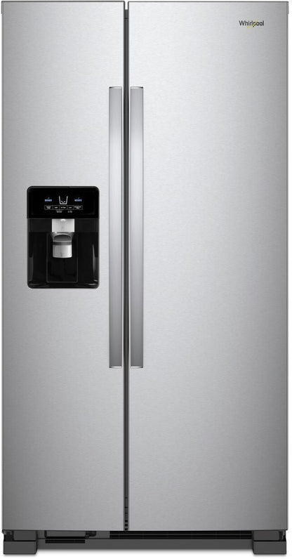 Whirlpool 36 Inch Freestanding Side by Side Refrigerator with 24.51 Cu. Ft. Total Capacity (WRS555SIHZ)