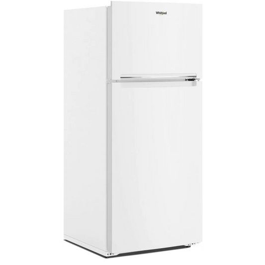 Whirlpool WRTX5028PW 28 Inch Freestanding Top Freezer Refrigerator with 16.3 cu. ft. Total Capacity. Optional Ice Maker, and Energy Star®: White