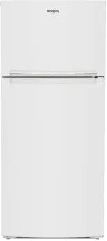 Whirlpool WRTX5028PW 28 Inch Freestanding Top Freezer Refrigerator with 16.3 cu. ft. Total Capacity. Optional Ice Maker, and Energy Star®: White
